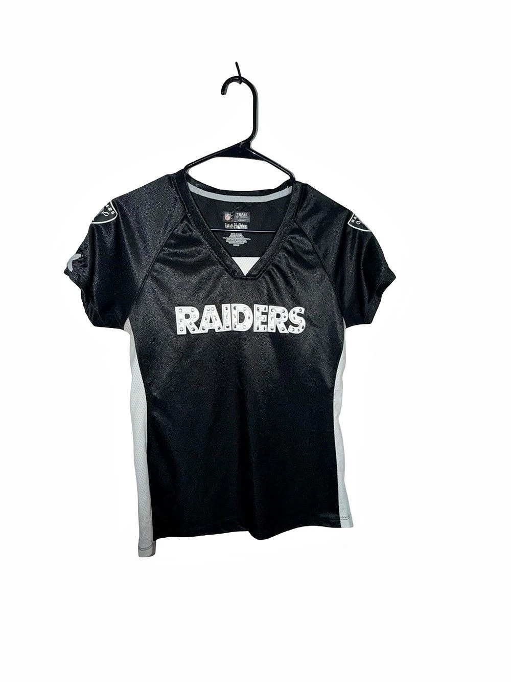 1st & Fashion Oakland Raiders NFL jersey Raiders NFL Jersey Black Small